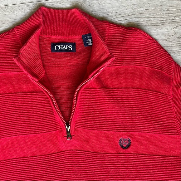 Chaps Quarter Zip Sweater - Picture 5 of 8